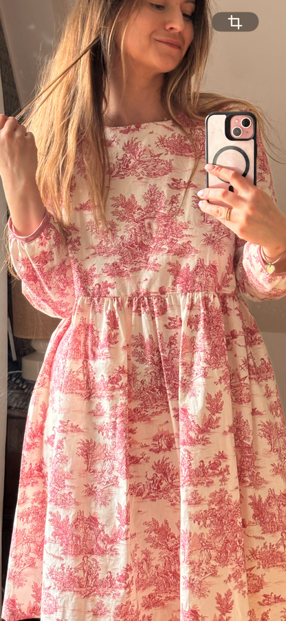 Sukienka Toile de Jouy