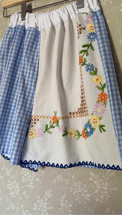 Spodenki Haftowane blue