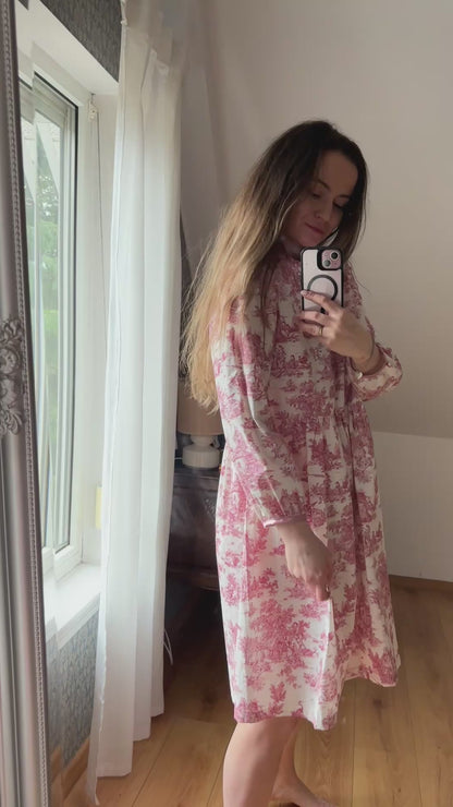 Sukienka Toile de Jouy