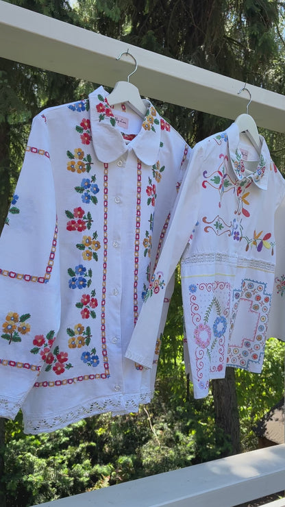 Koszula Haftowana - Vintage